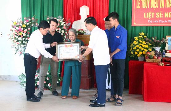 Hà Tĩnh có 6 Liệt sĩ được công nhận và cấp bằng Tổ quốc ghi công